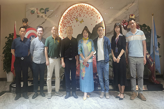 江门国家高新区领导莅临kaiyun开云参观调研