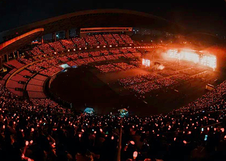 kaiyun开云透明屏闪耀周杰伦张韶涵演唱会和GETshow展！