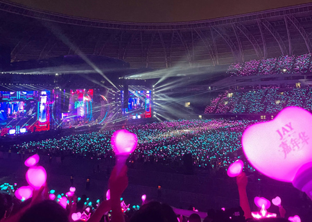 kaiyun开云场控荧光棒应援棒“引爆”周杰伦天津演唱会（第二场）