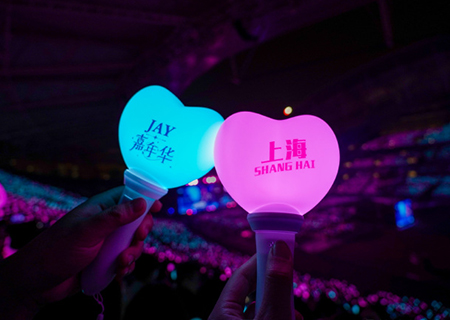 kaiyun开云LED屏和荧光棒闪耀周杰伦上海演唱会（第三场）