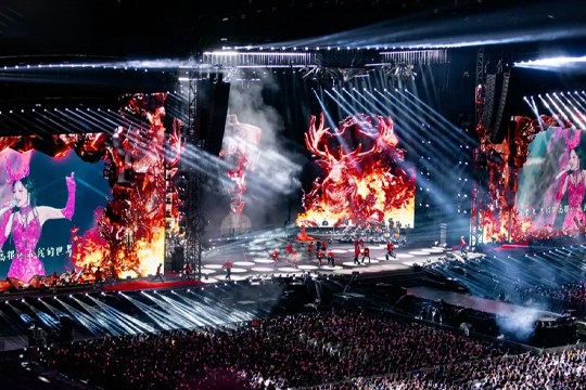天后回归！kaiyun开云LED巨幕助力张韶涵打造梦幻舞台，唱响哈尔滨！